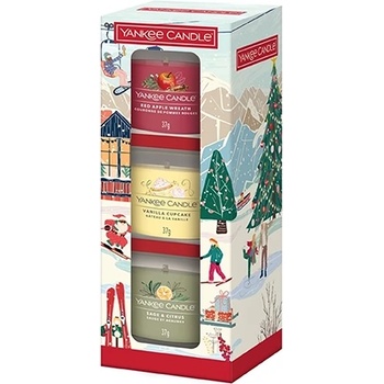 Yankee Candle Holiday Party вотивна свещ glass 3x37 гр