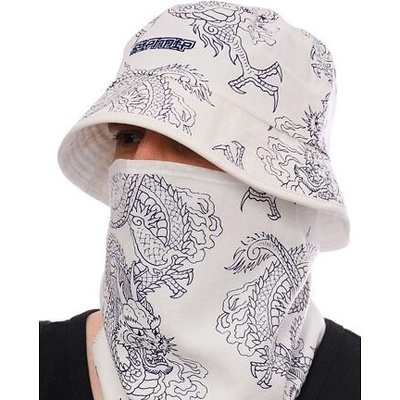 Kukla Rip N Di Haku Face Mask Bucket Hat Off White