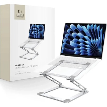 Tech-Protect Универсална разтегателна стойка за лаптоп Tech-Protect ULS400, 17"", сребриста