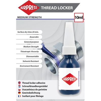 Airpress Lepidlo na závity 10ml - medium