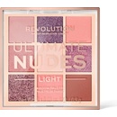 Revolution Ultimate Nudes Light paletka očních stínů 0,9 g