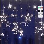 Aigostar - LED външна коледна гирлянда 120xLED/6W/230V/8 функции 3x0, 6m IP44 студено бялоDO (AI2190)