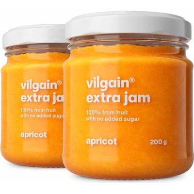 Vilgain Extra džem meruňka, bez přidaného cukru 2 x 200 g