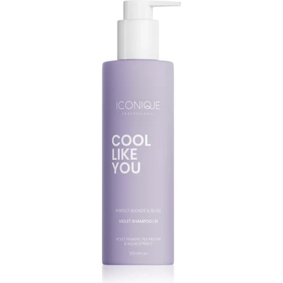 Iconique COOL LIKE YOU Perfect Blonde & Silver Violet шампоан, неутрализиращ жълтите нюанси 250ml