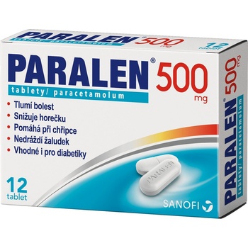 PARALEN POR 500MG TBL NOB 12