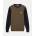 Lyle & Scott Блуза Lyle and Scott Block Crew Neck Sweater - Olive Marl/Jet