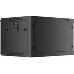 Lanberg armario mural wf01-6406-10b negro 19 6u ip20 600x450x368mm hasta 60kg de carga accesorios montaje