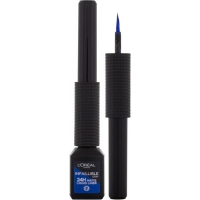 L'Oréal Paris Infallible Grip 24H Matte Liquid Liner matné tekuté očné tiene 02 Blue 3 ml