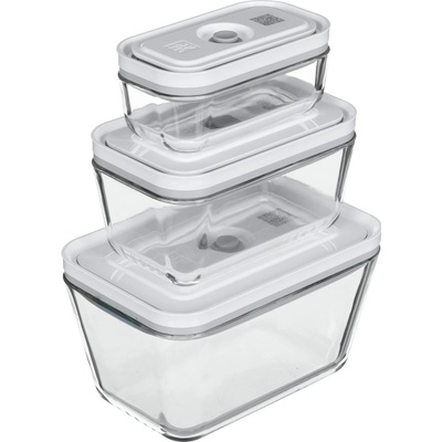 Zwilling 3 skleněných vakuovacích dóz Fresh & Save 36803-003