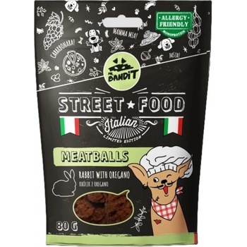 VetExpert Mr. Bandit Street Food Meatballs rabbit + oregano - месни кюфтенца със заешко месо и риган, 80 гр - Полша