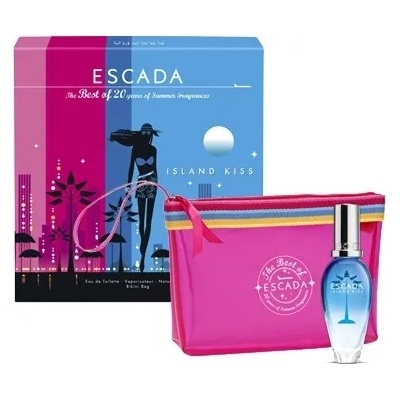 Escada Island Kiss Подаръчен комплект, Тоалетна вода 30ml + козметична чанта, Жени