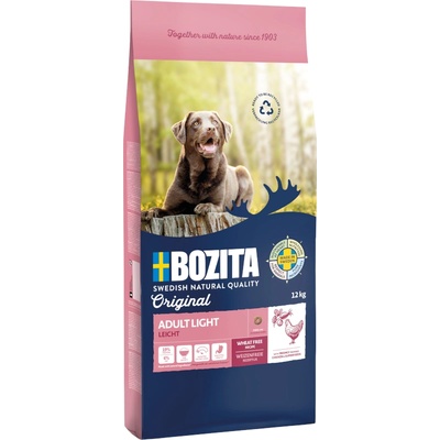 Bozita 12кг Adult Light Original Bozita, суха храна за кучета, с пилешко