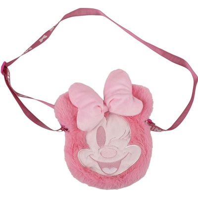 Cerdá Kabelka plyšová růžová s mašličkou Minnie