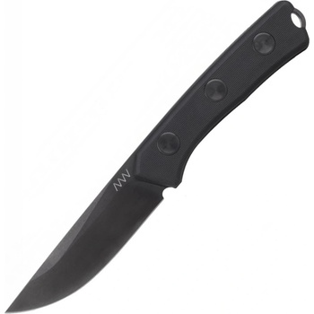 ANV Knives P200 - N690, DLC SATIN , PLAIN EDGE, LEATHER SHEATH ANVP200-015