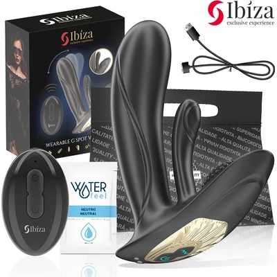 Вибратор с мощни вибрации и вълни, 10 режима, 13см. - Ibiza Wearable Vibe (D-242823)