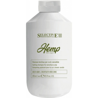 Selective Professional HEMP 100% vegan HEMP LENITIVE SHAMPOO (250 ml)