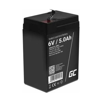 Green Cell Rechargeable battery AGM 6V 5Ah Maintenancefree for UPS ALARM