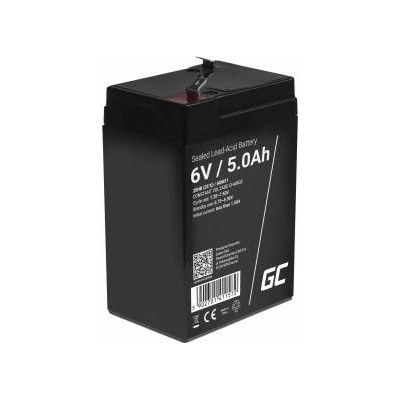 Green Cell Rechargeable battery AGM 6V 5Ah Maintenancefree for UPS ALARM