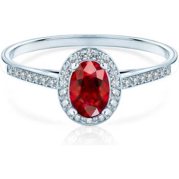 Image 1 of SAVICKI Пръстен Red Passion: бяло злато, рубин