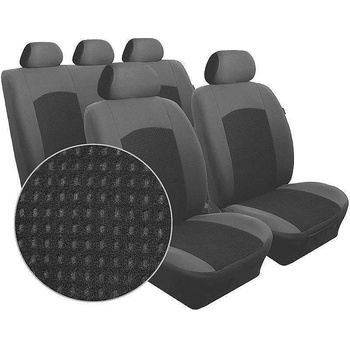 SIXTOL Калъфи за Seat Leon, от 1999 - 2006 г. , 5 врати, спортни седалки, Dynamic Graphite 8961-D2