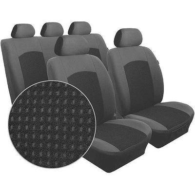 SIXTOL Калъфи за Seat Leon, от 1999 - 2006 г. , 5 врати, спортни седалки, Dynamic Graphite 8961-D2