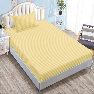 EmonaMall Долен чаршаф с ластик и калъфка (за матрак от 80x200 до 90x200) EmonaMall, 2 части - Модел S17780 (S17780-4444g4)