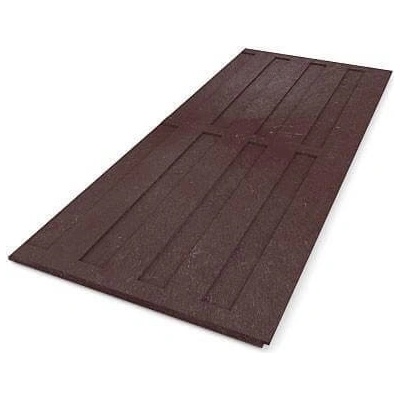Recyklát deska s dezénem 2000x800x30mm; Hnědá
