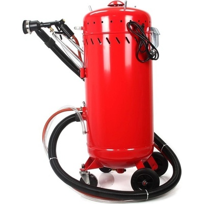 GEKO Mobilná pieskovačka s odsávaním prachu 106l 01519