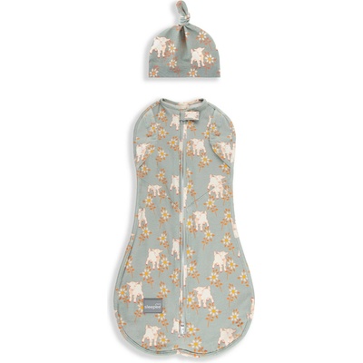Sleepee Zavinovačka Second Step Swaddle s čepičkou Green Forest