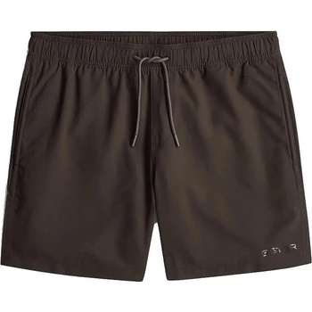 G-STAR Бански гащета G-Star Dirik Solid swimming shorts - Brown (Java)