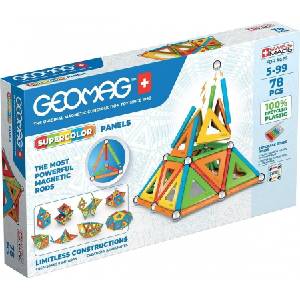 Geomag Магнитен конструктор, Geomag, Supercolor, 42 части