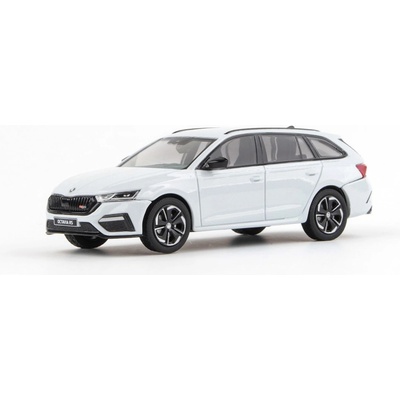 ABREX Škoda Octavia IV Combi RS 2020 Biela Moon Metalíza 1:43