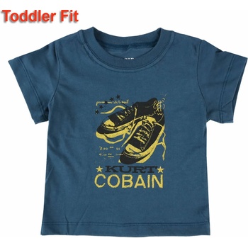 Image 1 of ROCK OFF Детска тениска Nirvana - Kurt Cobain - ТЪМНОСИН - ROCK OFF - KCTS05TN