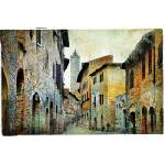 DIMEX ART Флизелинов фототапет средновековна улица в тоскана 375 x 250 см