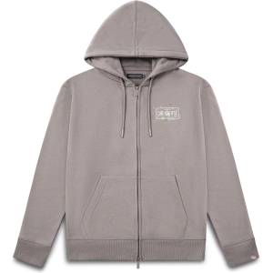 Christian Rose Суичър Christian Rose Mens Left Chest Paint Splat Plate Over the Head Hoodie - Grey