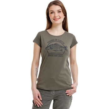 Bushman tričko Kapr W dark green