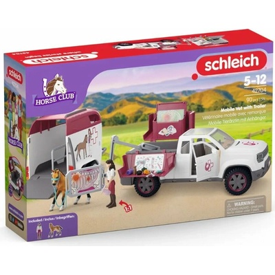 Schleich 42704 Mobilní veterinář s přívěsem