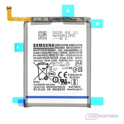 Kryt Samsung Galaxy Note 20 SM-N980F zadní šedý