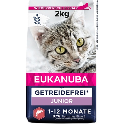EUKANUBA Grain Free Kitten Losos 2 kg