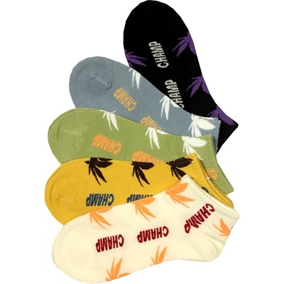 Pesail Veselé členkové ponožky bavlna CW386 3 páry viacfarebná