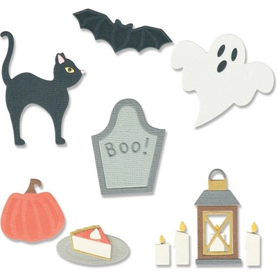 Sizzix Thinlits vyřezávací šablony Halloween 14 – Zbozi.Blesk.cz