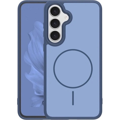 Gigapack Samsung S25 FE GIGAPACK Силиконов протектор за телефон, пластмасов заден капак, MagSafe, BLUE GP-181557 (GP-181557)