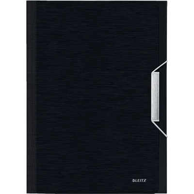 Leitz Папка тип "акордеон", A4, PP, 6 отделения, LEITZ "Style", сатенено черно 39570094 (39570094)