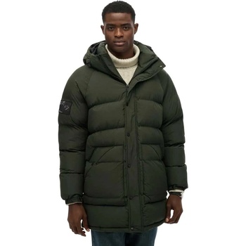 SUPERDRY Анорак Superdry XPD Longline Baffle parka - Green (Surplus Goods Olive Green)