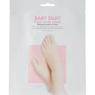 Holika Baby Silky Foot Mask Sheet zvláčňující maska na nohy 18 ml