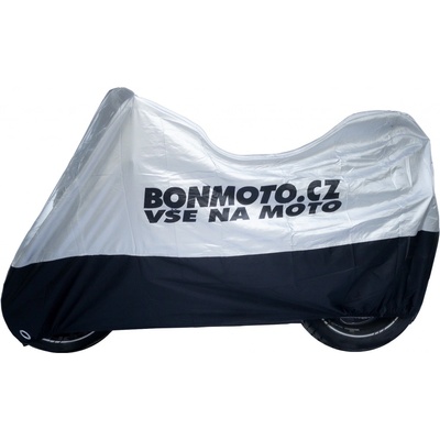 Bonmoto Moto Cover Logo Top Box black / silver L