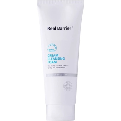 Real Barrier Cream Cleansing Foam - Кремообразна почистваща пяна за лице 120мл