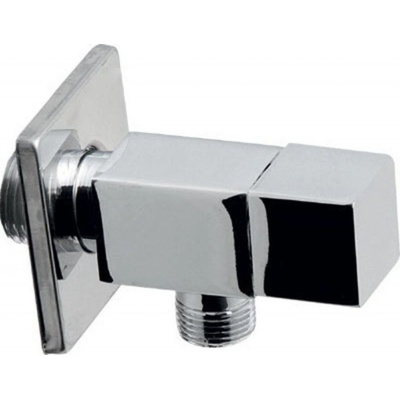 AQUALINE Rohový ventil 1/2"x3/8", bez matky, hranatý, chrom 5318