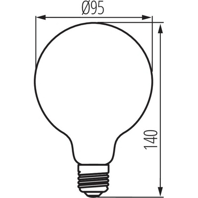 Kanlux 36241 XLED G95 7W-WW