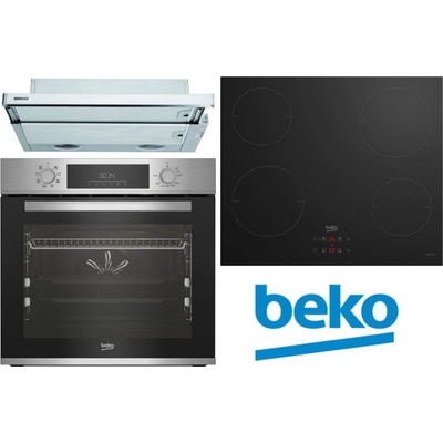 Set Beko BBIM12301X + HII64401MT + CTB6407X